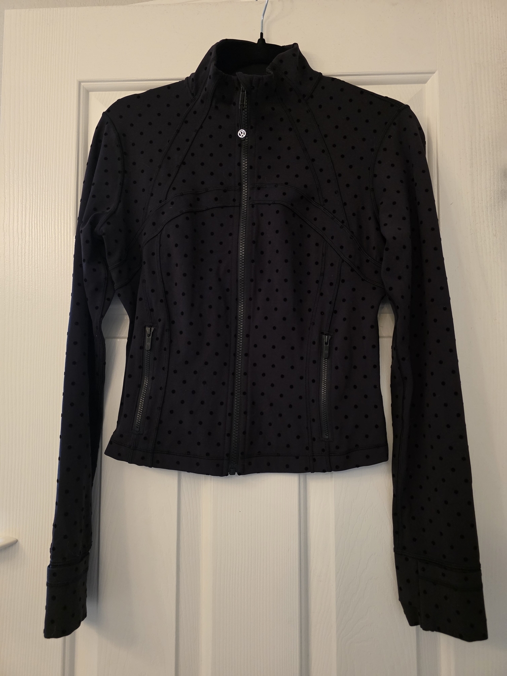 Lululemon Polka Flock CROPPED Define Jacket Size 8 Like New